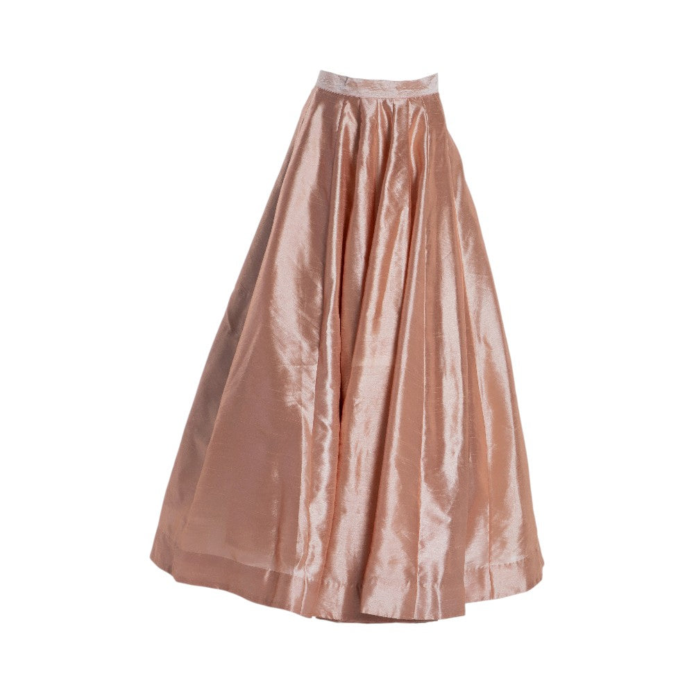 Pre-owned Saira Shakira Bridal Bridal Outfit in Orange / Rust / Terracotta, Silk / Pure Silk, Like New